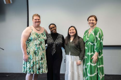 Group of WGSS graduate students graduating in 2025