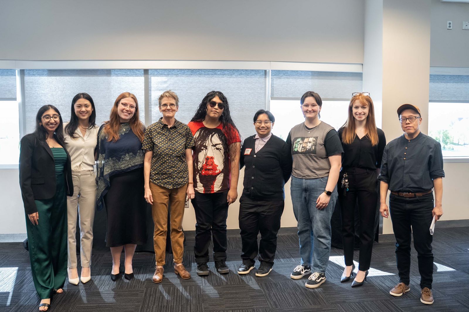 Faculty and students of WGSST 4574 at the 2025 Undergraduate Research Symposium