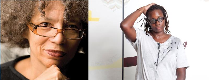 Artist Mickalene Thomas and Spelman Professor Beverly Guy-Sheftall
