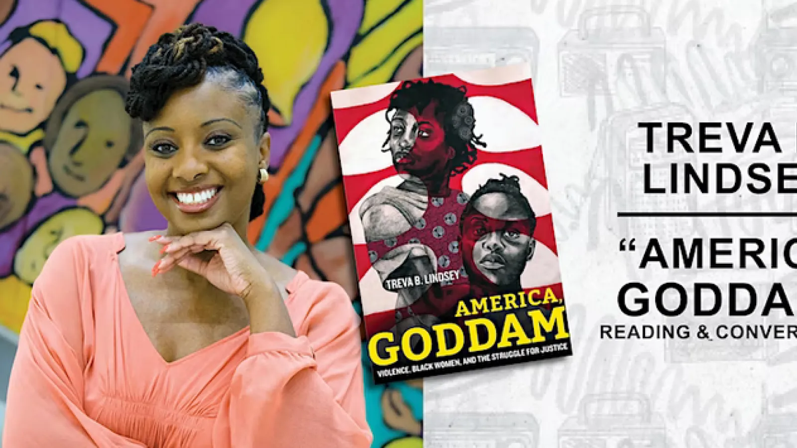 Flyer for "America, Goddam" Reading + Conversation