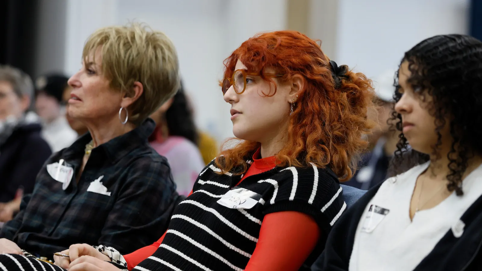 Attendees of Loretta Ross event listening