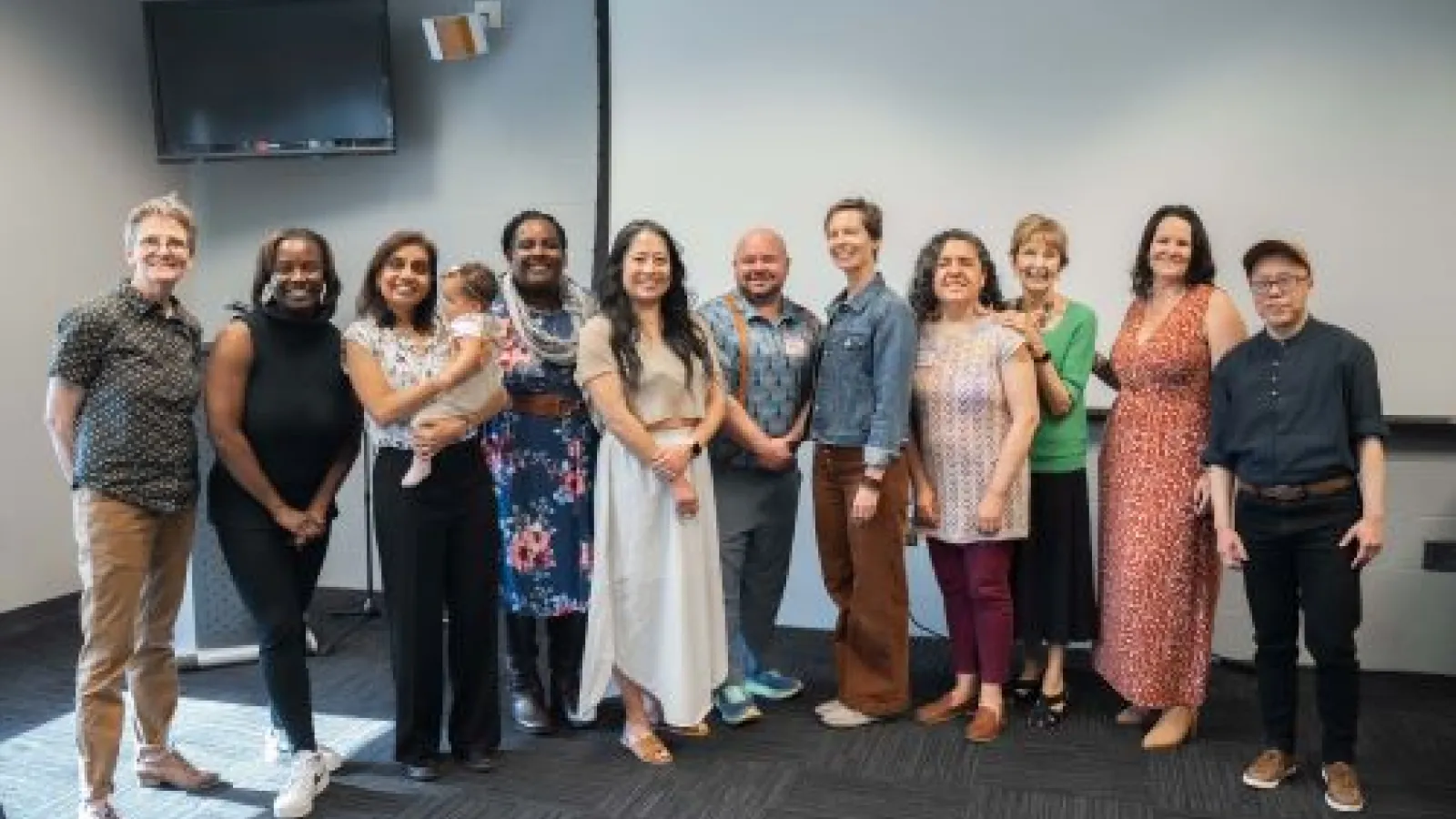WGSS faculty at annual spring reception in April 2025