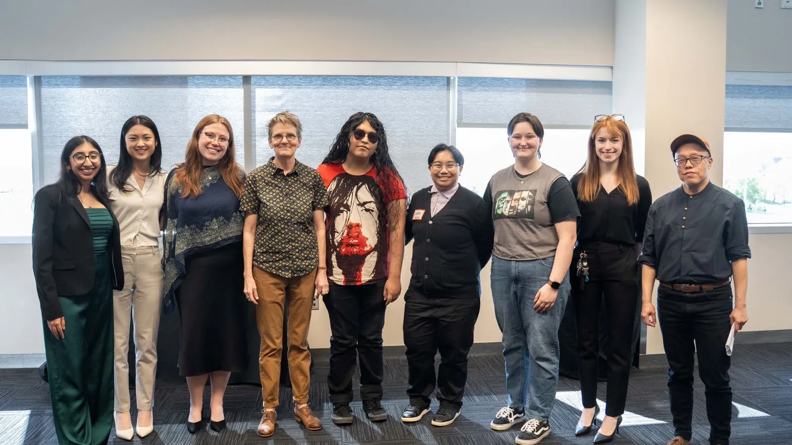 Faculty and students of WGSST 4574 at the 2025 Undergraduate Research Symposium