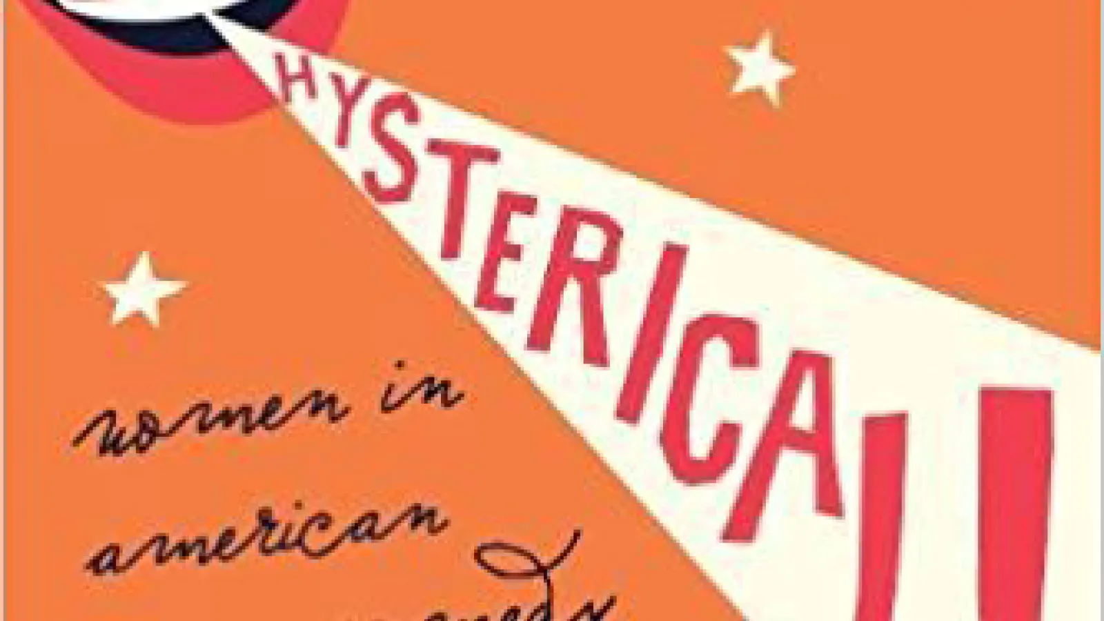Hysterical! book cover, showing a spotlight shining from a laughing mouth.