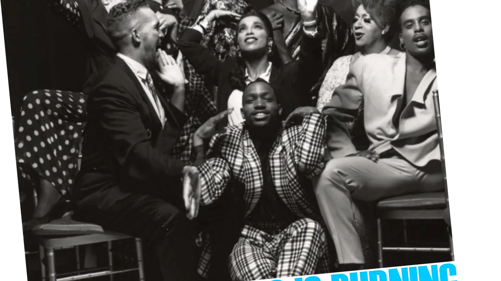 Advertisement for screening and panel discussion of Paris is Burning.