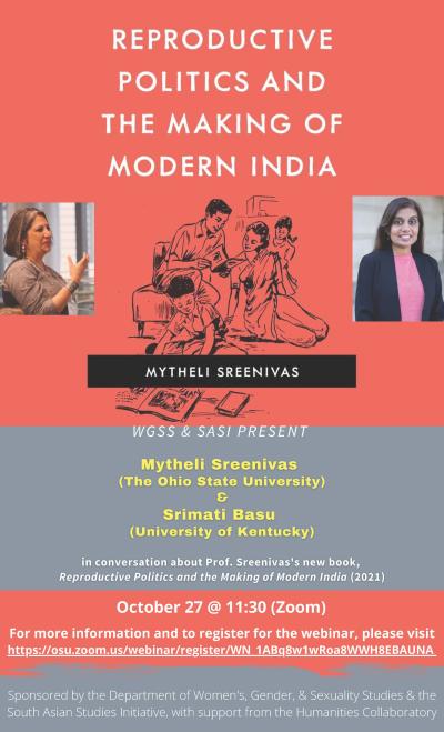 Reproductive Politics & the Making of Modern India Flyer