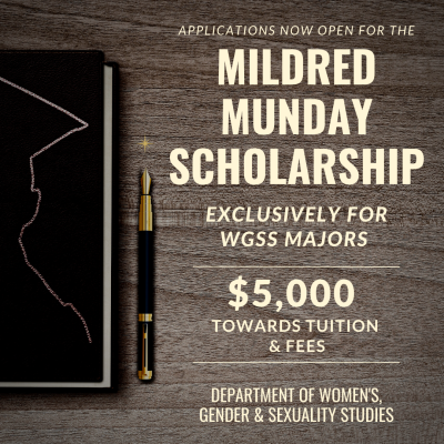 Mildred Munday Scholarship Flyer