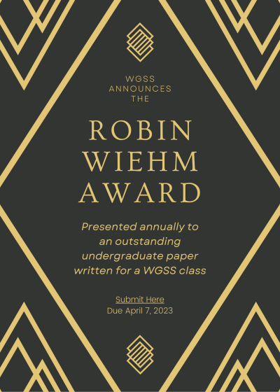 Robin Weihm Award Flyer