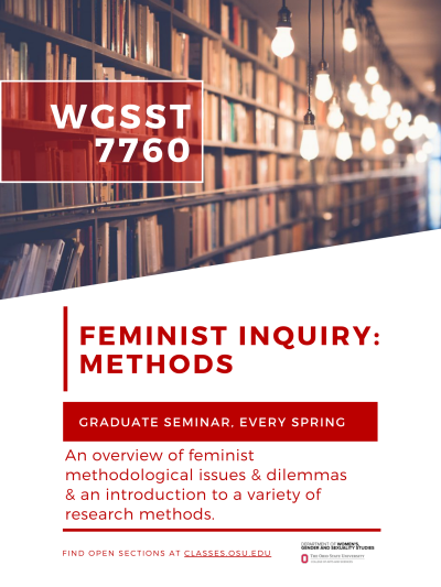 Feminist Methods Flyer WGSST 7702