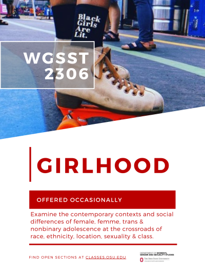 Flyer advertising WGSST 2306 - Girlhood