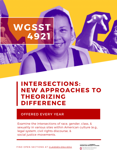 WGSST 4921: Intersections Flyer