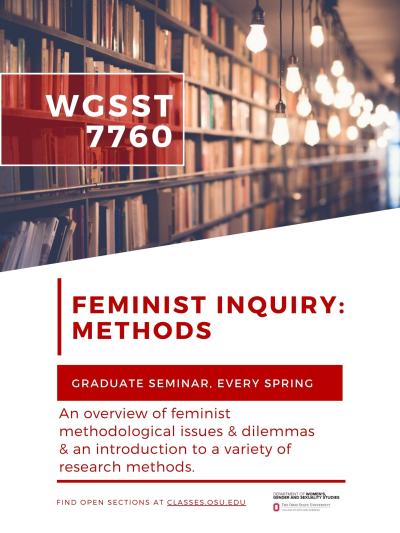 Feminist Methods Flyer WGSST 7760