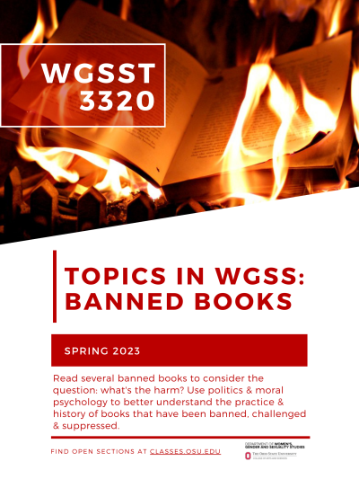 Flyer for WGSST 3320 SP23