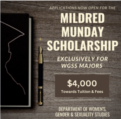 Mildred Munday Scholarship Flyer