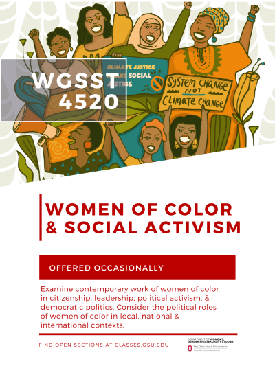 WGSST 4520: Women of Color and Social Activism