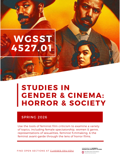 WGSST 4527.01: Gender & Cinema: The Horror Film