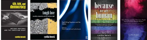 Covers of Cindy Burack's Book Publications