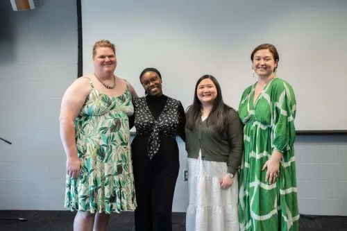 Group of WGSS graduate students graduating in 2025