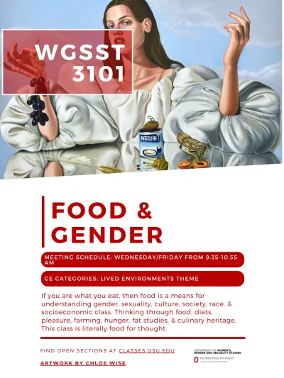 WGSST 3101: Gender & Food course description and flyer