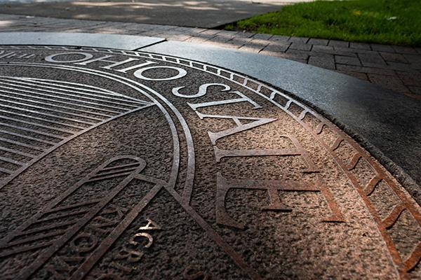 University seal on Oval