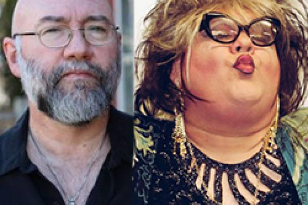 Author Jeff Man and Appalachian Drag Queen Ilene Over Author Jeff Man and Appalachian Drag Queen Ilene Over