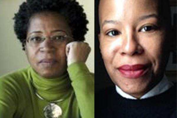 Profile pictures of Dionne Brand and Christina Sharpe.