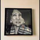 A piece of artwork created by an ORW student, Vonda